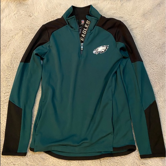 NFL Jackets & Blazers - Youth Philadelphia Eagles Half-Zip Pullover Jacket